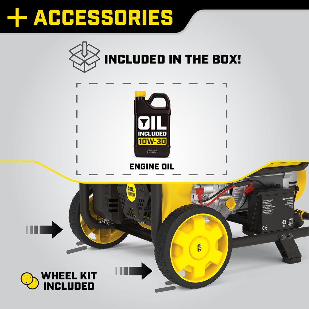 11,500/9,200-Watt Electric Start Gas Portable Generator with CO Shield