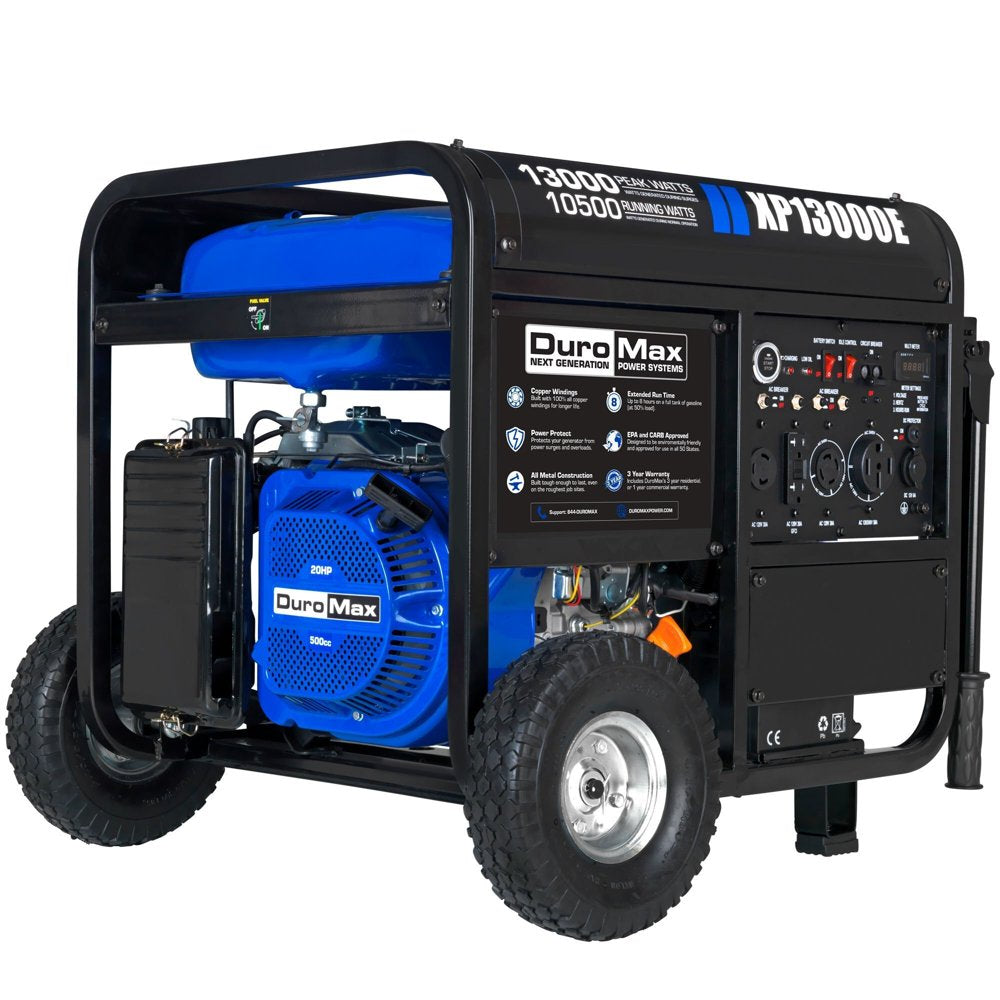 XP13000E 13,000 Watt Portable Gas Powered Generator