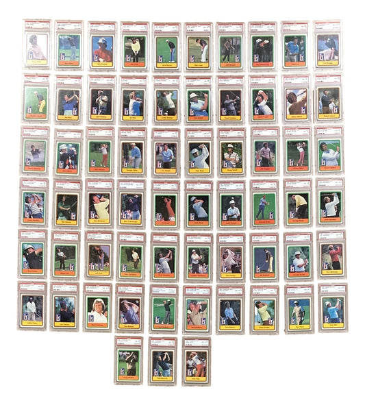 1981 Donruss PGA Golf Complete Set PSA NM-8 Trading Cards Jack Nicklaus RC