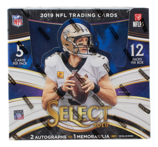 2019 Panini Select Football Card NFL Hobby Box