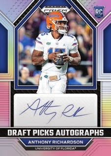 *NEW* 2023 Panini Prizm Collegiate Draft Picks Football Hobby, 16 Box Case