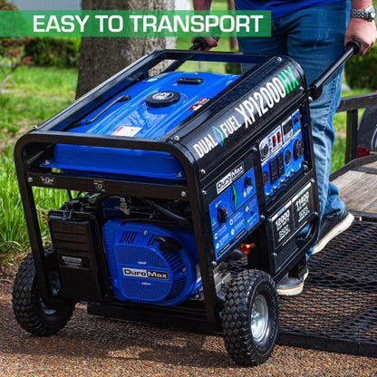 -Xp12000Hx  Generator Dual Fuel Gas Propane Portable with CO Alert 12,000 Watt