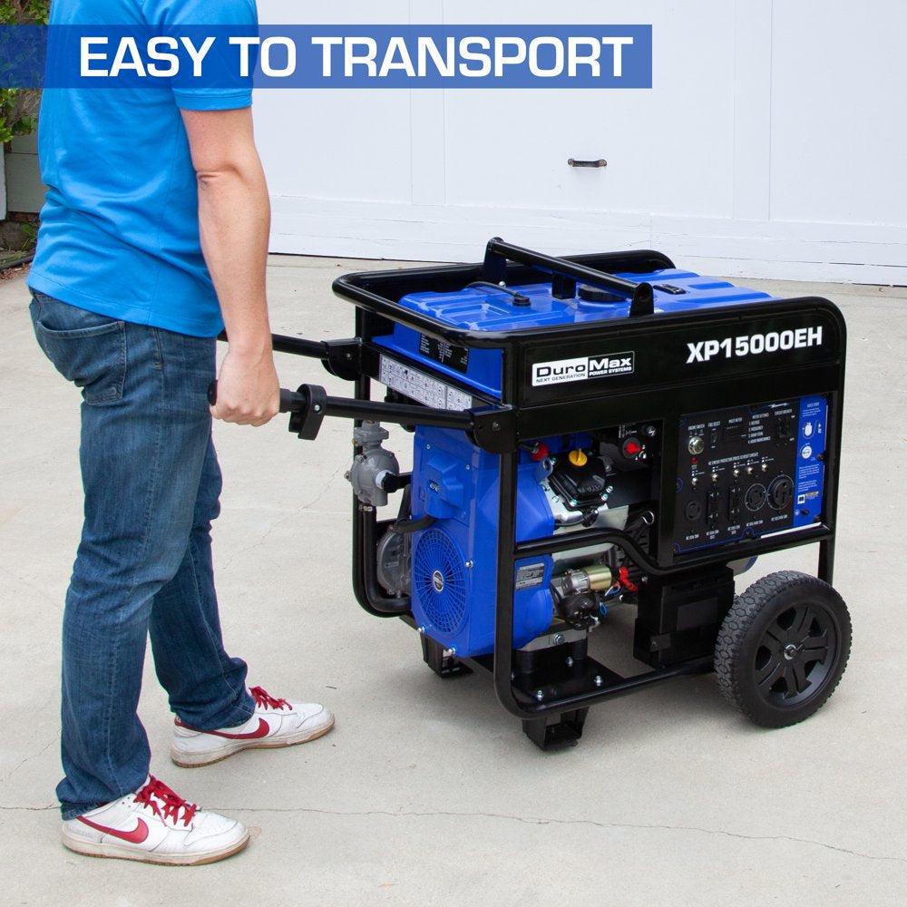 XP15000EH 15,000 Watt Portable Dual Fuel Gas Propane Generator