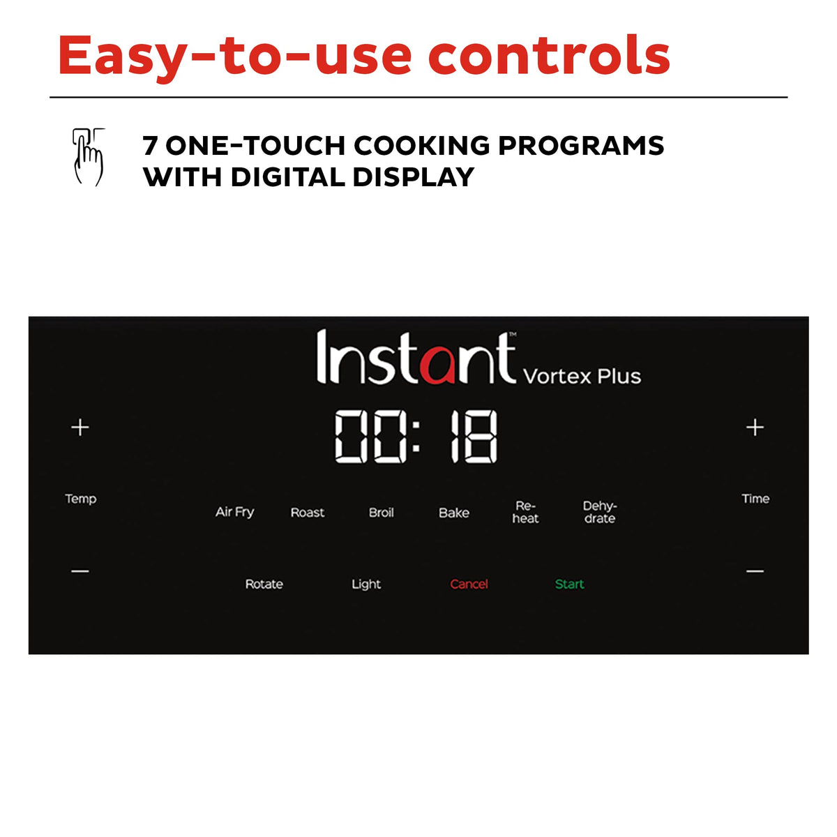 10QT Air Fryer, 7-in-1 Functions with EvenCrisp Technology that Crisps