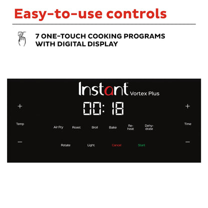 10QT Air Fryer, 7-in-1 Functions with EvenCrisp Technology that Crisps