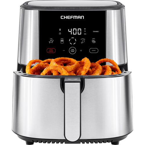 Touch Air Fryer, XL 8-Qt Family Size, One-Touch Digital Control Presets