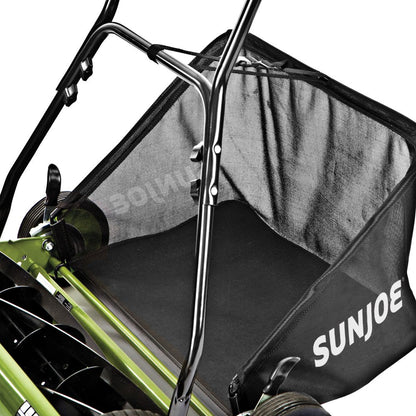 20-Inch Manual Reel Mower W/ Grass Catcher, 9-Position