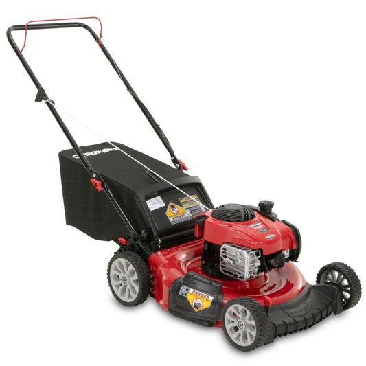 Troy-Bilt TB120B Walk behind Push Mower 21 In. with 3-In-1 Cutting Triaction Cutting System
