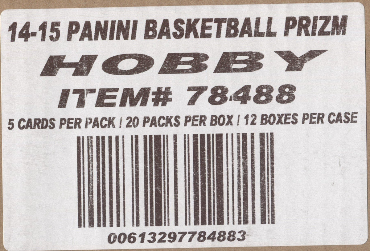 2014-15 Panini Prizm Hobby Basketball, 12 Box Case
