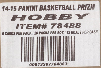 2014-15 Panini Prizm Hobby Basketball, 12 Box Case